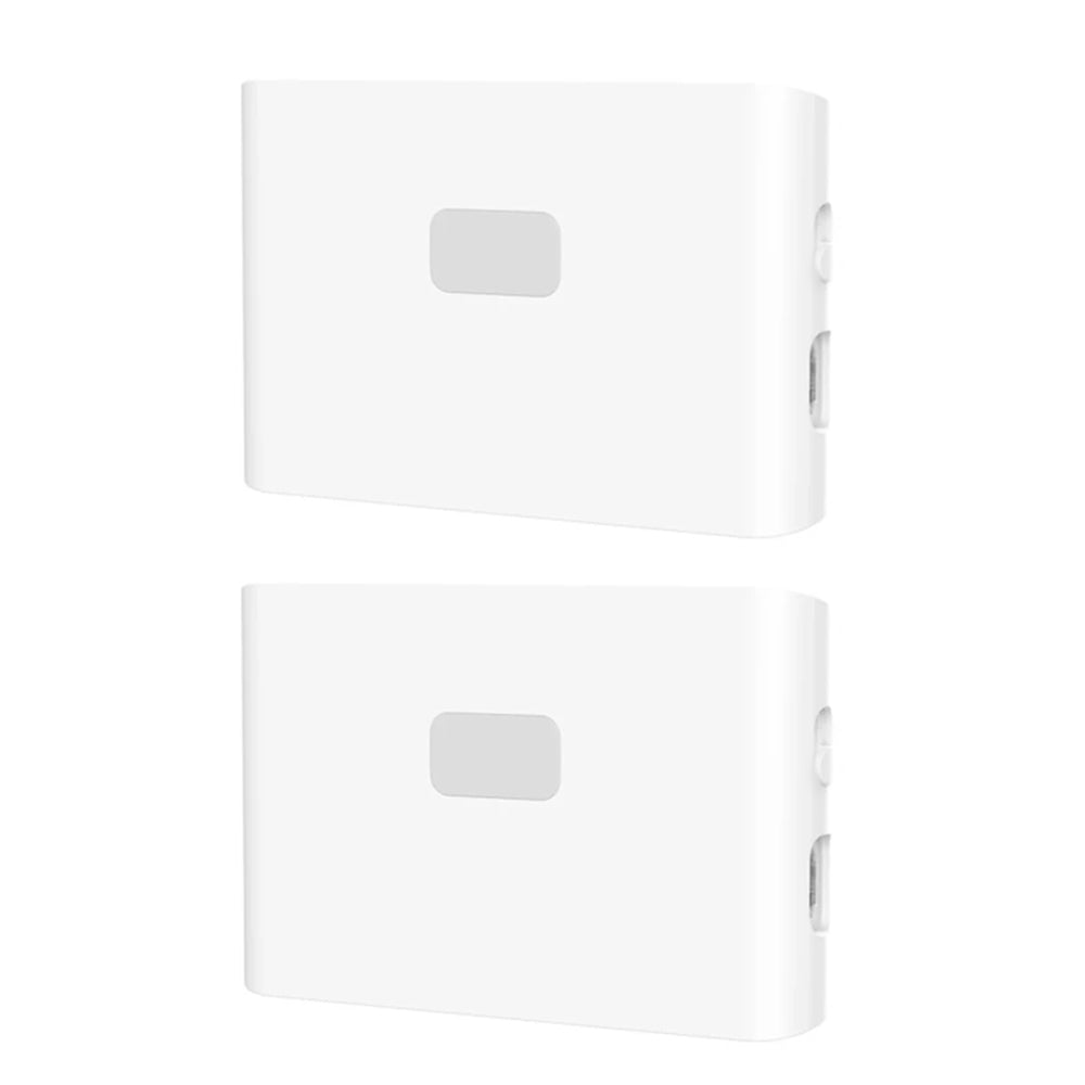 2Pcs Rechargeable LED Motion Sensor Night Light Cabinet Closet Stair Wall Lamps