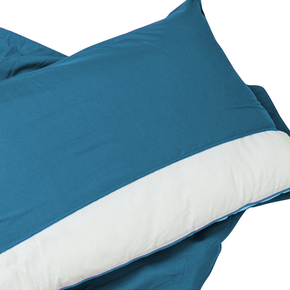 Portable Sleeping Sack Sheets Compact Camping Sheets for Adults Traveling Hotel Sleeping Bag Liner Blue