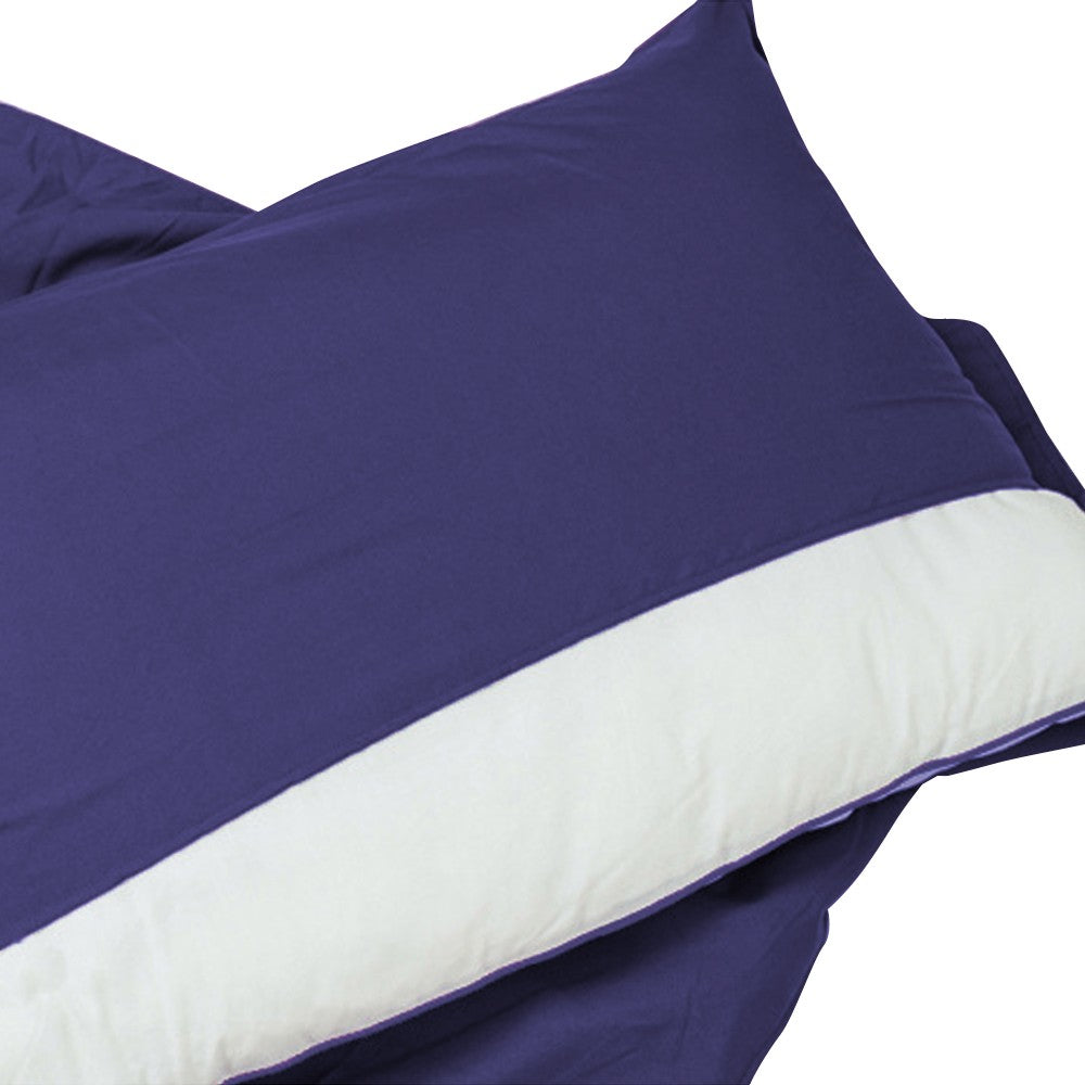 Portable Sleeping Sack Sheets Compact Camping Sheets for Adults Traveling Hotel Sleeping Bag Liner Navy Blue