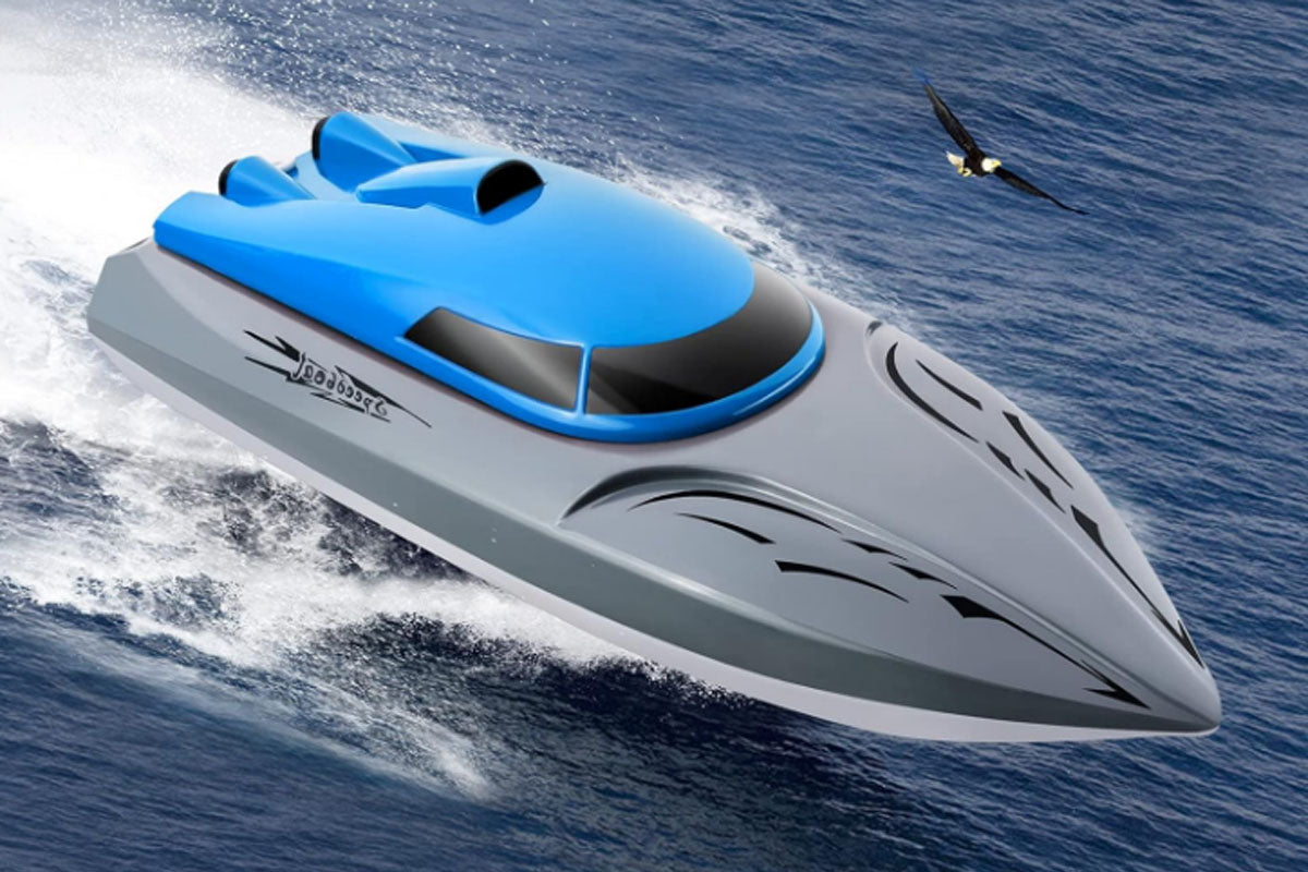 2.4G Remote Control Boat High-Speed Racing Boat-Green
