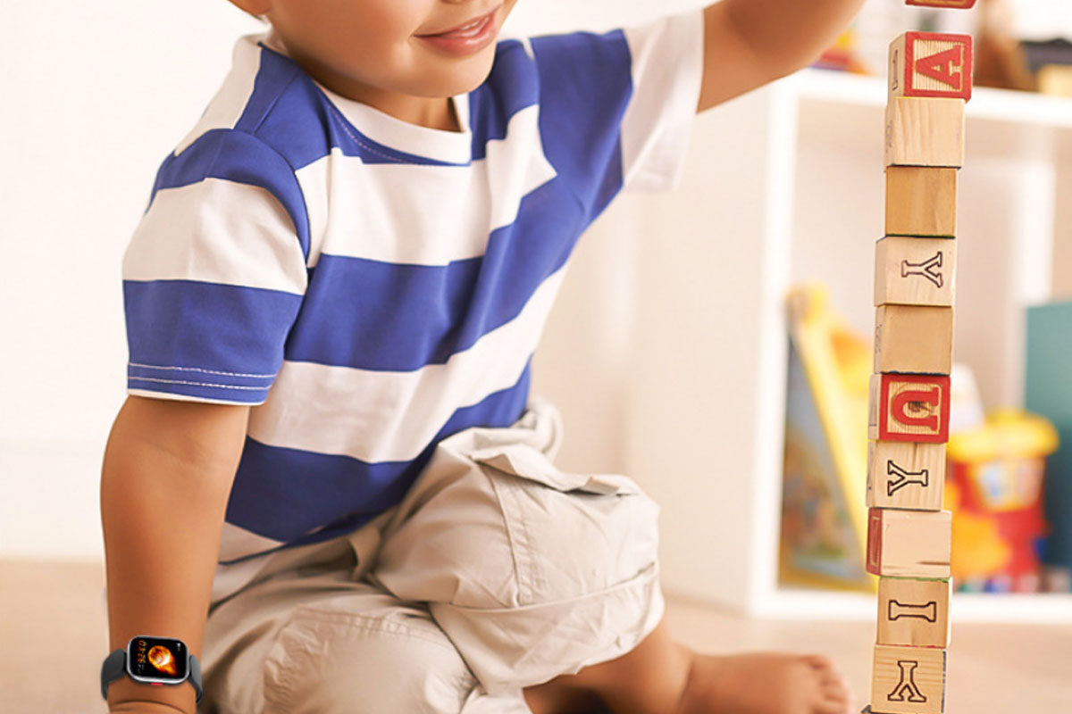 Smart Watch for Kids Sport Fitness Tracker Heart Rate Monitor Sleep Monitor-Purple