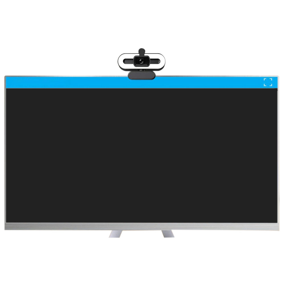 4K Webcam with Light Computer Camera with Built-in Microphone Plug
