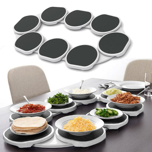 Lazy Susan Turntable Rotating Serving Tray for Table Organizer