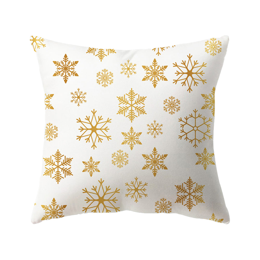 Christmas Pillow Covers Xmas Throw Print Pillowcases Sofa Cushion Cover for Holiday Christmas Home Decorations -Style 6