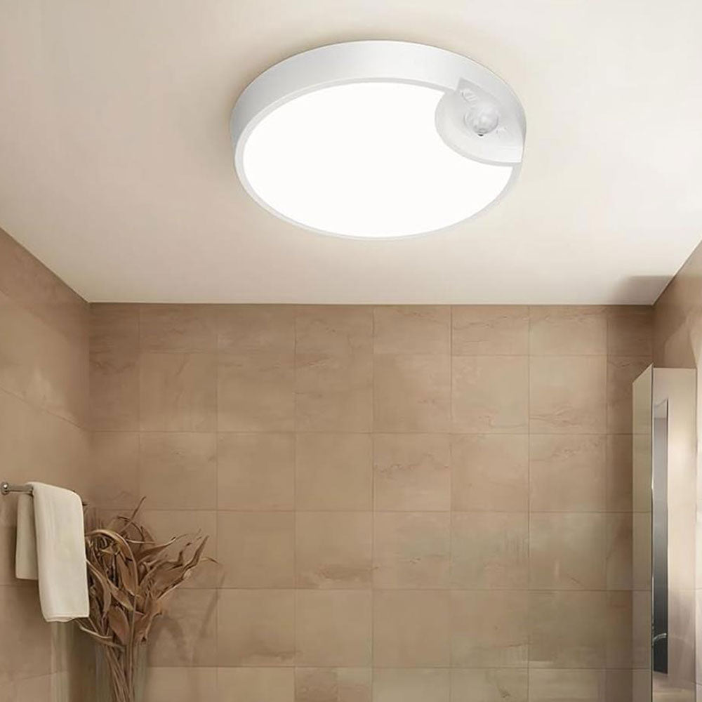Motion Sensor Ceiling Light USB Rechargeable Induction Night Light for Closets Shower Stairs Hallway