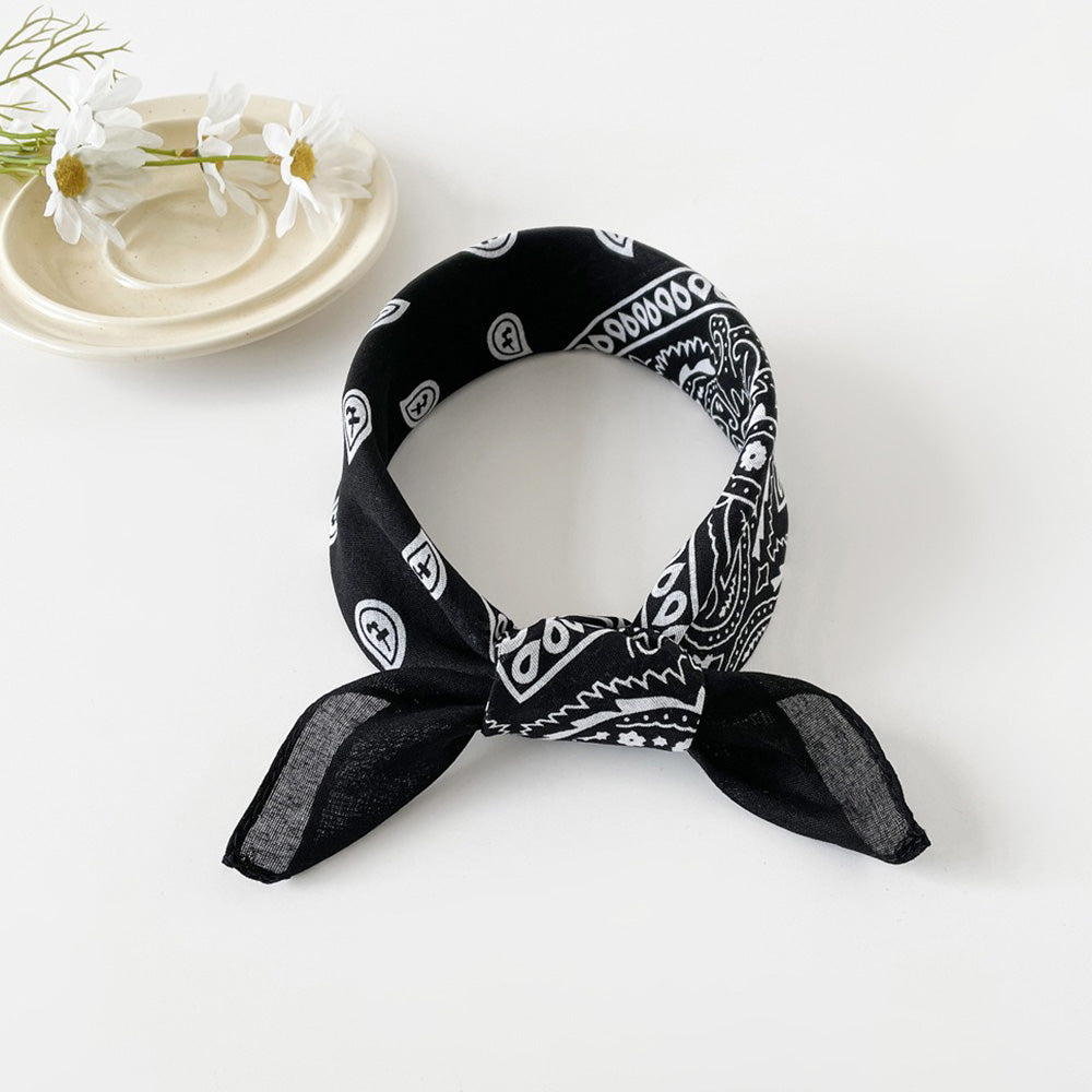 3 Pack Vintage Paisley Bandanas for Head Neck Wrist and Hair