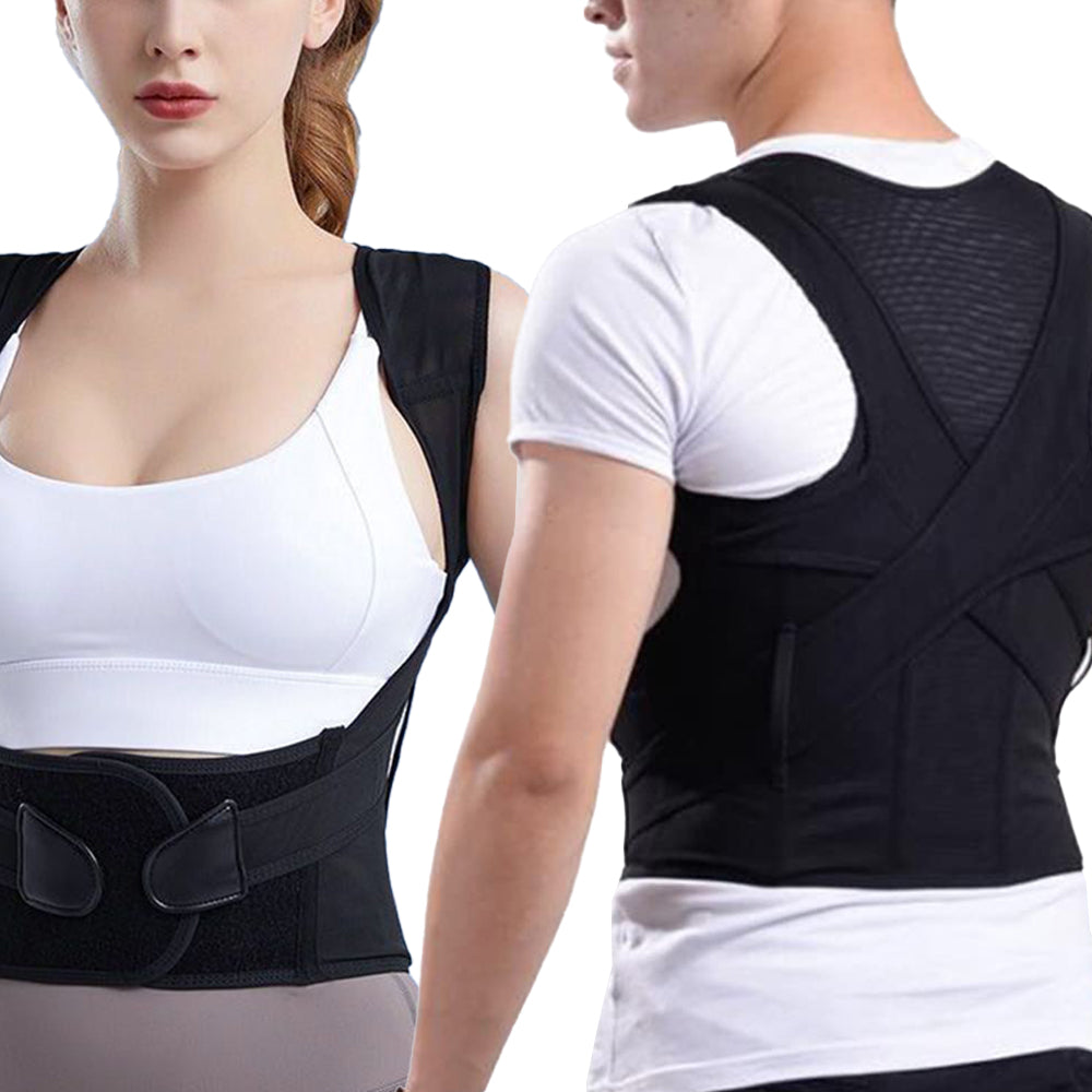 Adjustable Back Posture Corrector Back Posture Brace Lumbar Back Support Belt Shoulder Brace