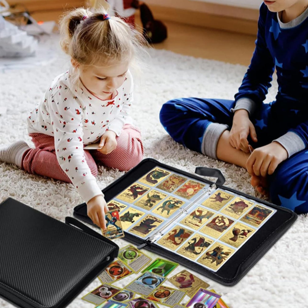 900-Slot Card Binder PU Collection Binder Collector Album for Game Sports Cards