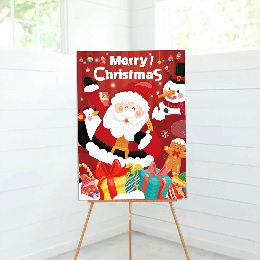 Christmas Party Game for Kid Pin The Nose on Santa Claus Activity Theme Party Supplies