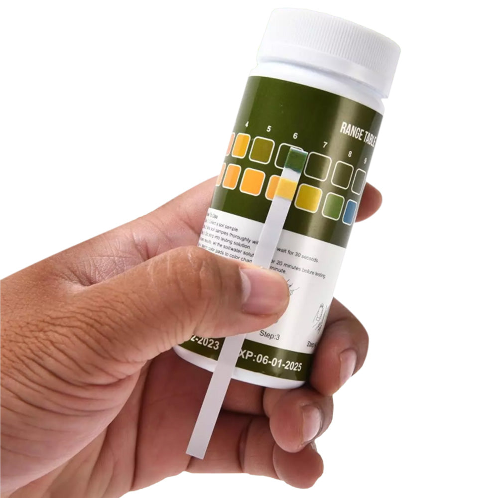 100pcs Set Soil Test for pH Test Easy-to-Use Soil Tester for Garden Lawn Plants Care