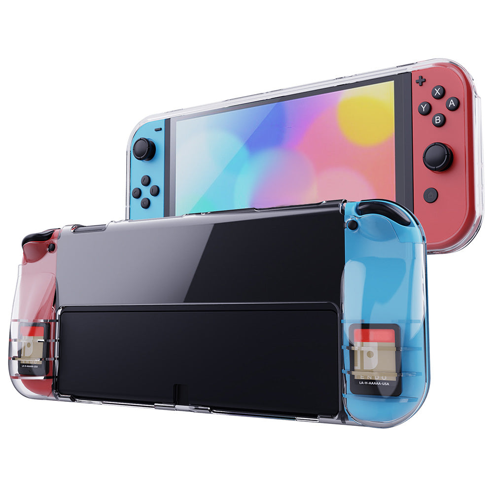 Clear Protective Case with Card Slot Compatible with Nintendo Switch