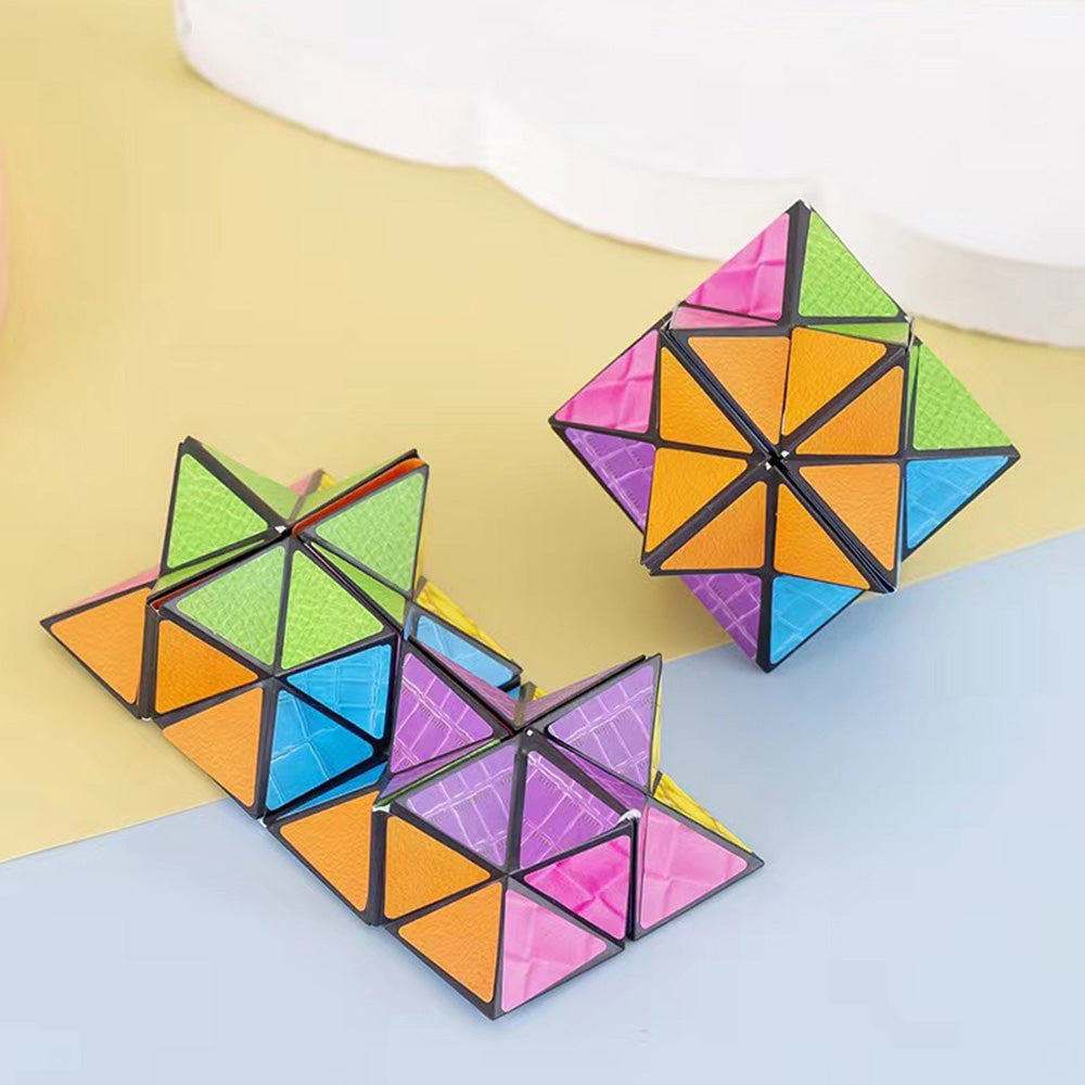 4Pcs Infinity Cube Puzzle Toys Sensory Geometric Infinity Cube Toys Style 3