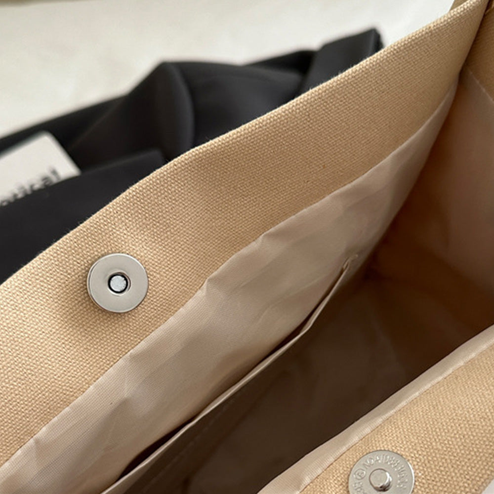 Large Canvas Tote Bag for Women Multi-Pocket Crossbody Bag Work Bible Messenger Purse Khaki