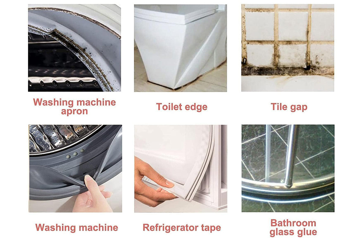 Stain Remover Gel Tube Tile Grout Cleaner Cleaning Gel For Bulk Floor Wall Tile Gaps Washing Machine Fridge