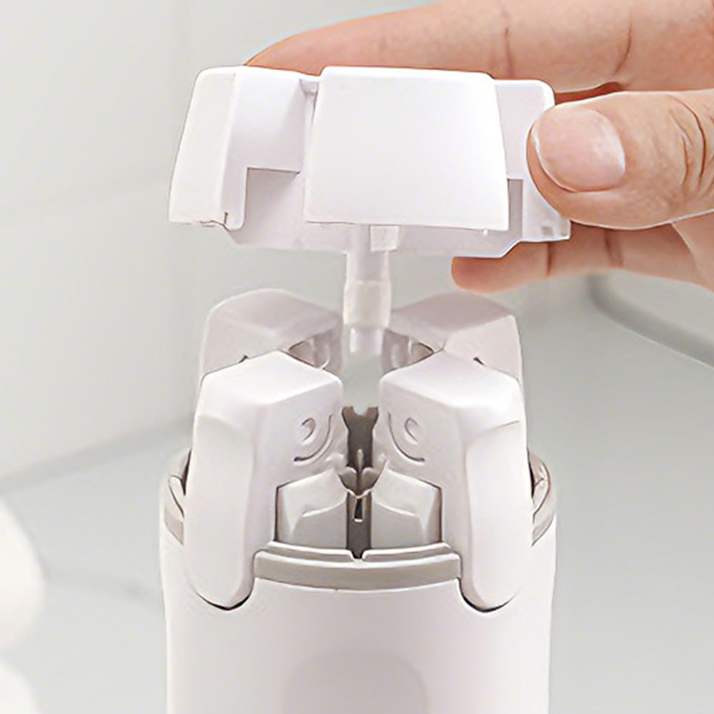 4 in 1 Travel Dispenser with 30ml Travel Bottles Travel Bottles for Shampoo Lotion-White
