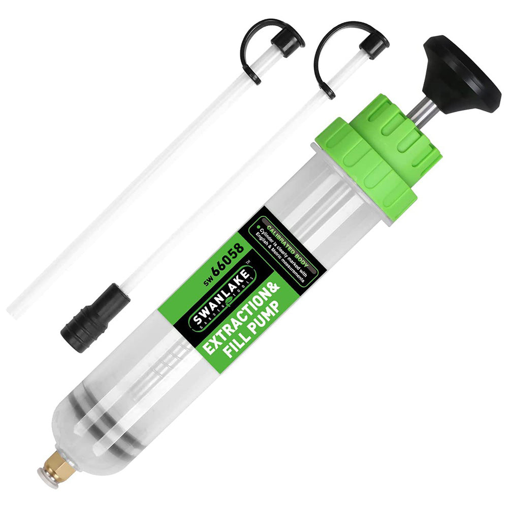 500CC Waste Oil Fluid Extractor Pump Manual Suction Vacuum Fuel Transfer Tool for Car Green