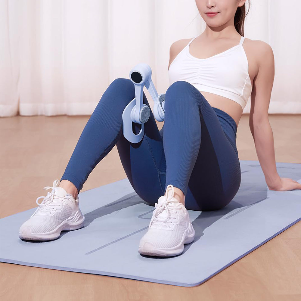 Women Thigh Trainer Pelvic Thigh Strengthening Device Blue