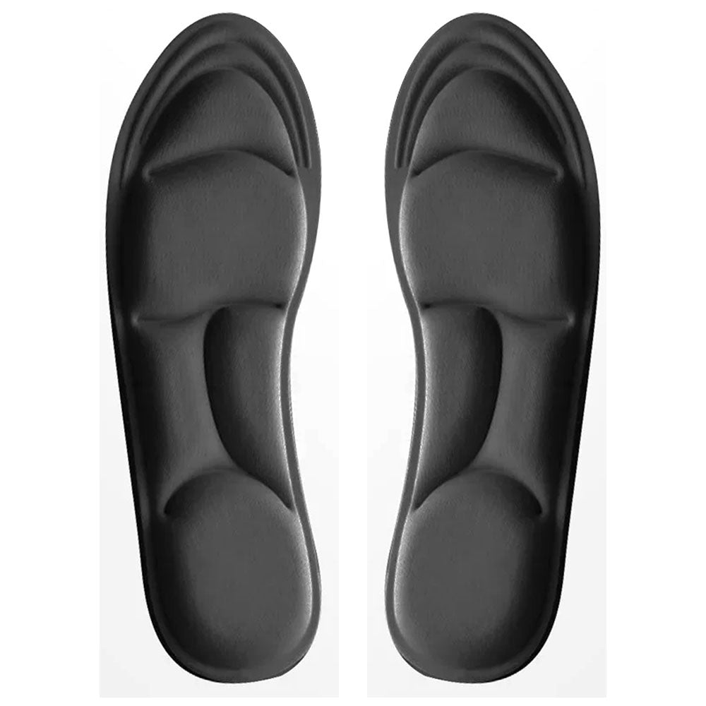 2 Pairs of Unisex 5D Memory Foam Insoles Air Cushion Heel Foot Shoe Pads