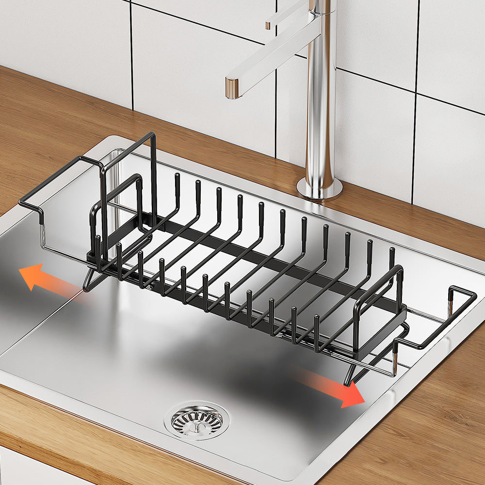 Expandable Sink Dish Drying Rack Over Sink Dish Drainer for Kitchen Counter