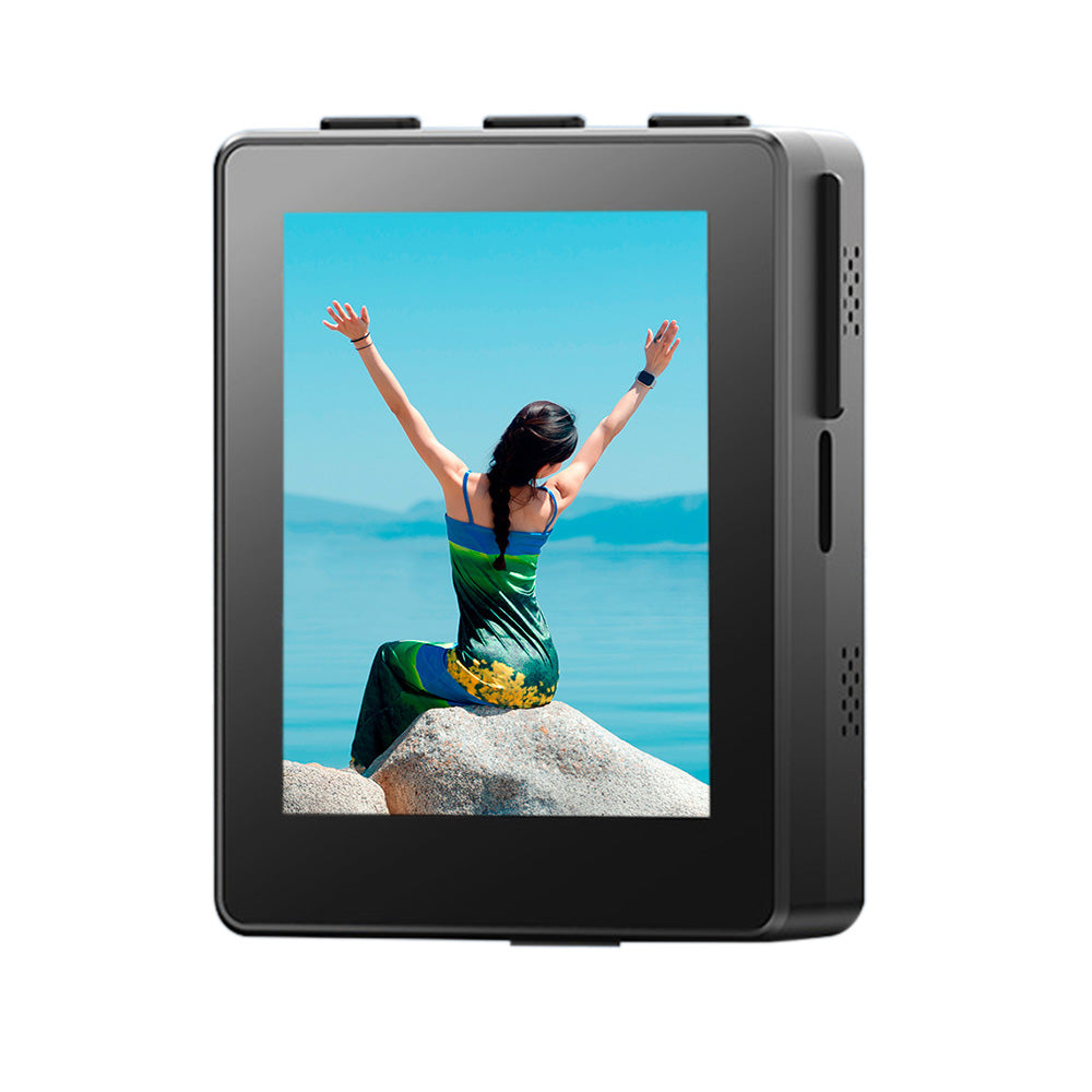 Mini Vlog Selfie Monitor with 15m Bluetooth Remote for Travel & TikTok