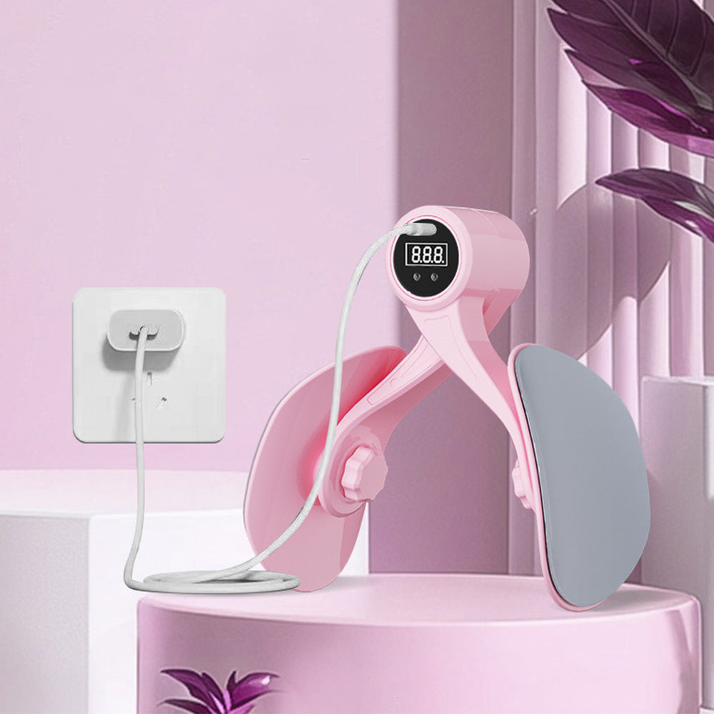 Thigh Trainer for Women Pelvic Floor Exercise Yoga Weight Loss Home Gym-Pink