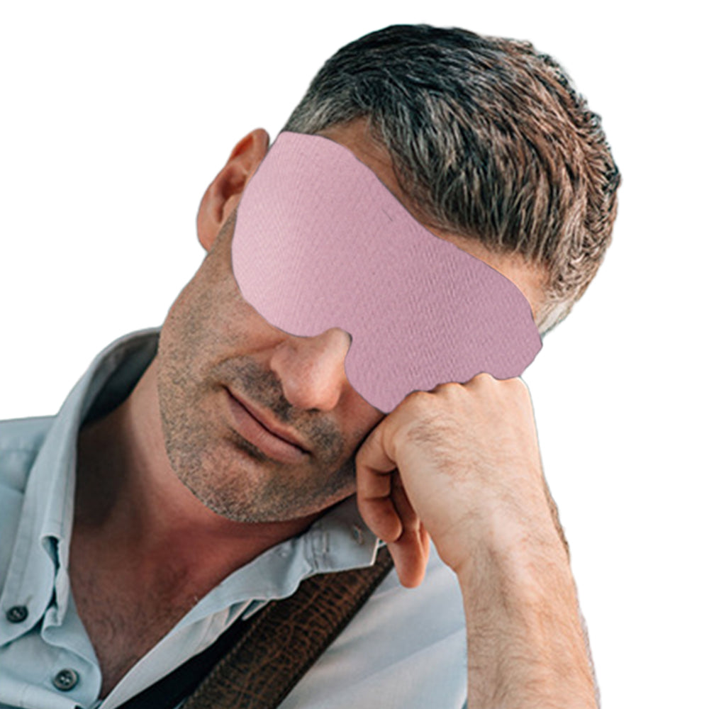 Travel 3D Sleeping Eye Mask Light Blocking Eye Shade Cover Pink