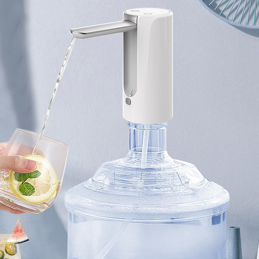Digital Automatic Water Pump USB Rechargeable Water Dispenser White