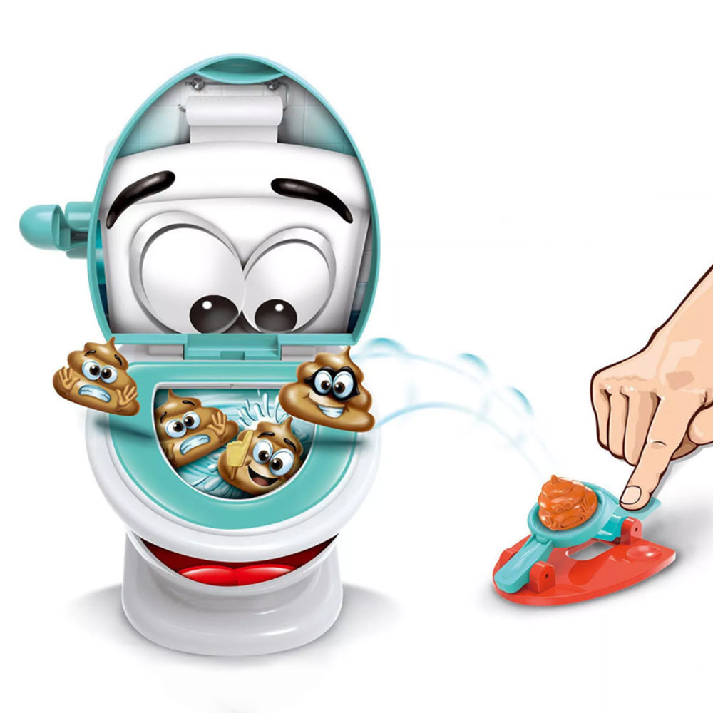 Poop Shoot Toilet Game Set Creative Family Game Toys