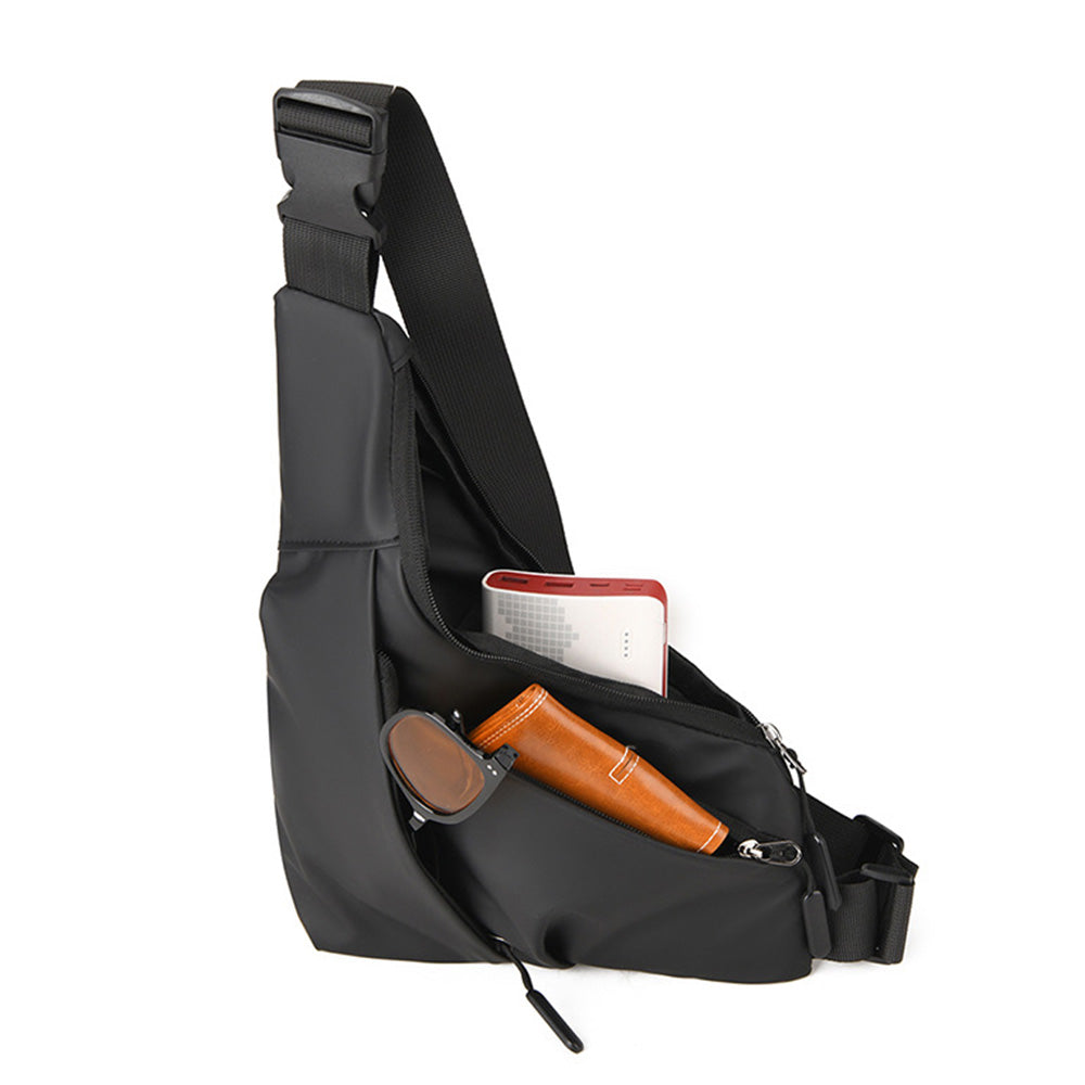 Anti Theft Travel Crossbody Bag Multi-Pocket Shoulder Bag Black