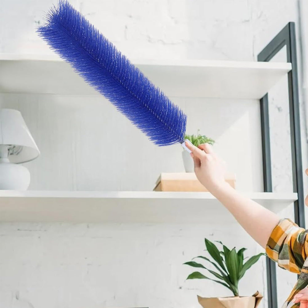 5 PCS Fan Cleaning Brush Set Bendable Fan Cleaner Brushes-Blue