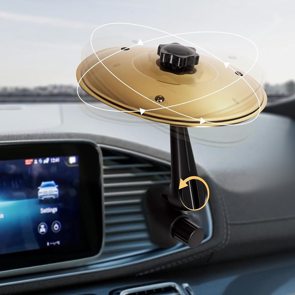 Car Air Vent Mini Drum Cymbal Set with Drum Stick Musical Gadget