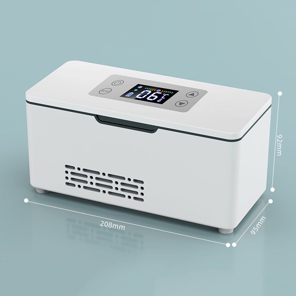 Rechargeable Mini Car Fridge Cooler Box Portable 12V Travel Cooler