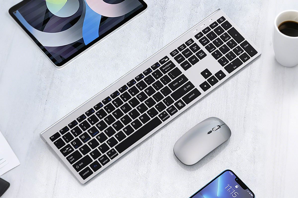 2.4GHz Bluetooth Wireless Keyboard And Mouse Combo