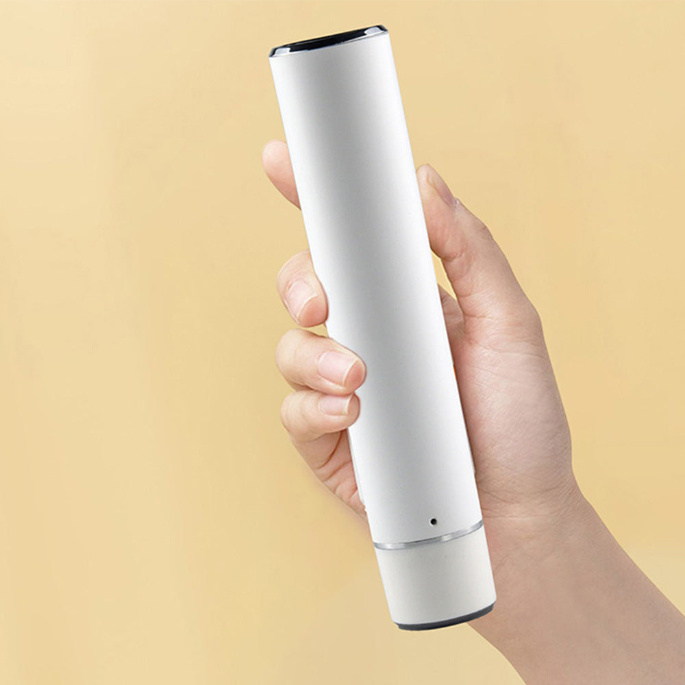 Portable Vacuum Sealer for Food Cordless Handheld Food Vacuum Saver with 5 Pcs Sealer Bags White