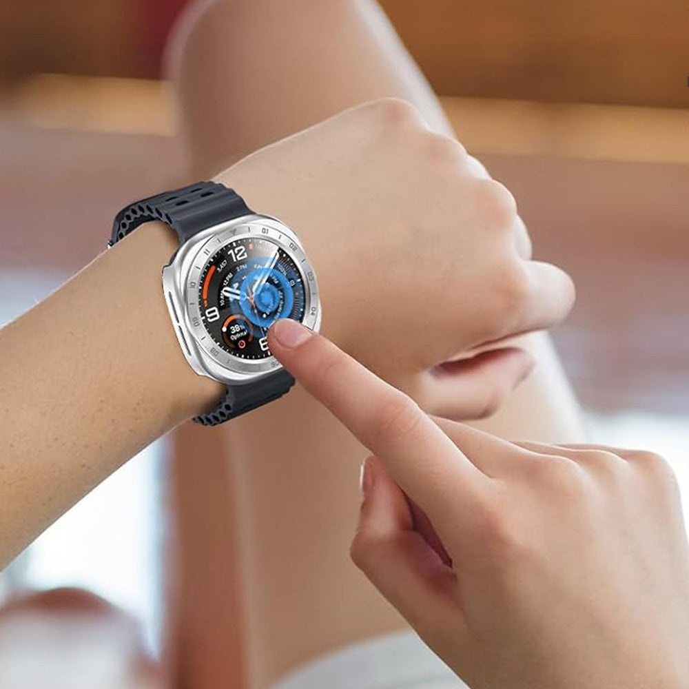 3 in 1 Screen Protector for Samsung Galaxy Watch Ultra 2 47mm - Silver