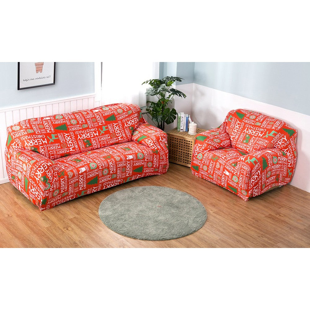 Christmas Stretchable Sofa Cover -Style 3
