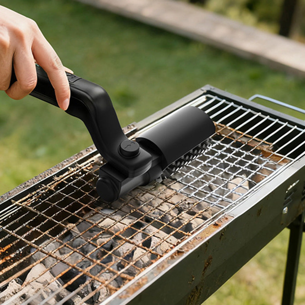 Electric Rotary Cordless Grill Cleaning Brush with Adjustable Angle