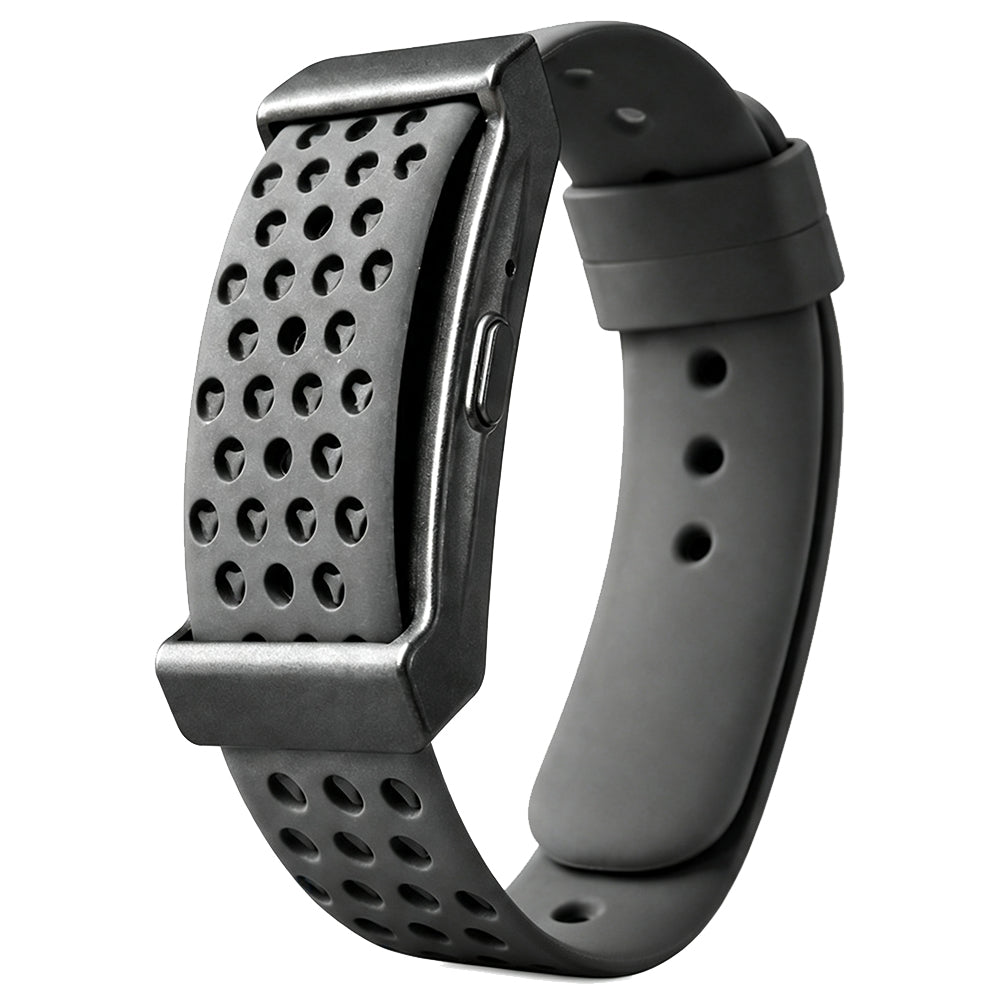 Screenless Fitness Tracker with 2 Straps Waterproof Smart Watch - Black