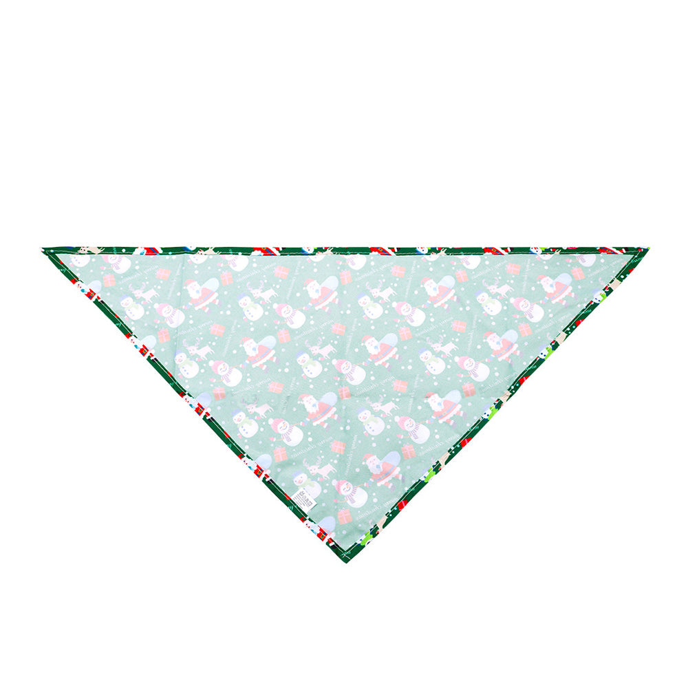 3Pcs Triangle Xmas Pet Scarf Bibs Pet Holiday Accessories Decoration for Cats Dogs Style 1