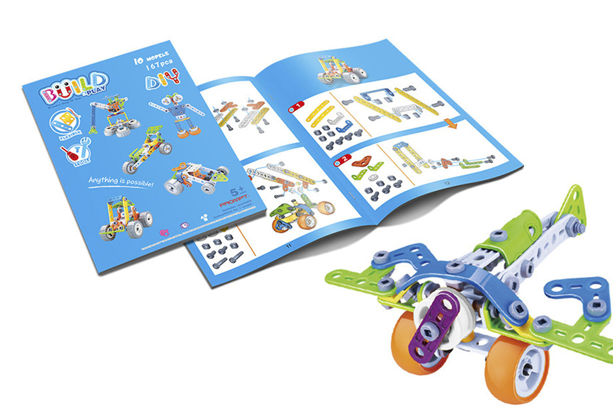 10 in 1 STEM Toys for 4+ Year Old Boy and Girl Birthday Gifts Building Toys
