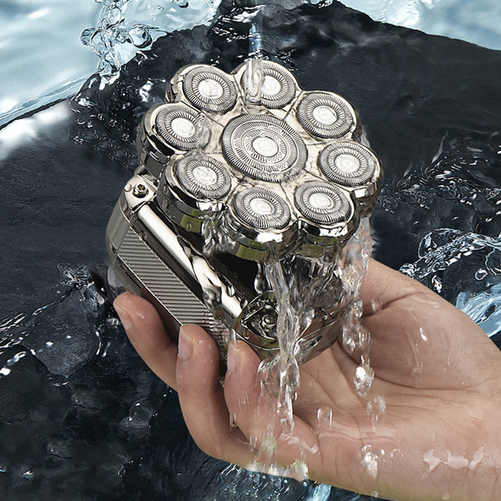 Electric Shaver for Bald Head ââ‚?Waterproof Men’s Grooming Kit