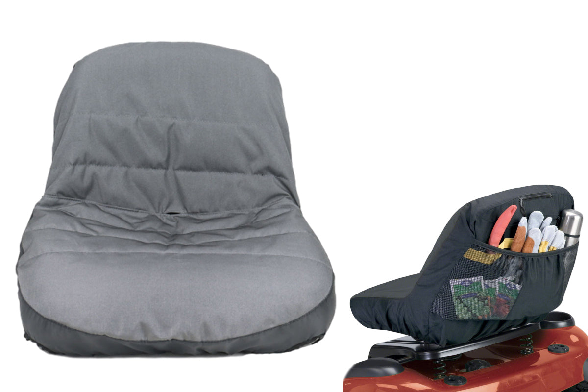 Lawn Mower Seat Cover Deluxe Riding 600D Oxford Tractor Seat Cover Fit For Tractor Truck Farm