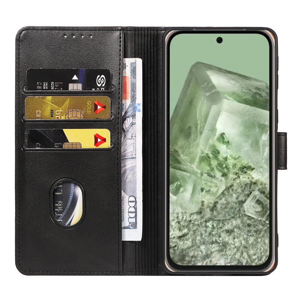 Wallet Case for Pixel 10 and 10 Pro Holder Snap-Lock Flip Cover-Black