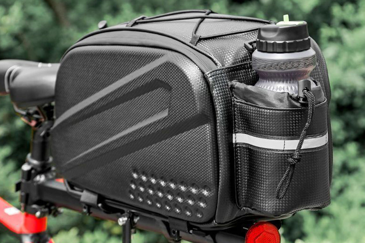 10L Large Capacity Bike Rack Bag Trunk Rear Rack Bag Biking Accessories Gear