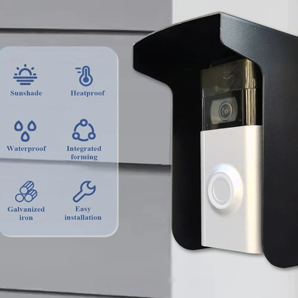 Ring Doorbell Protector Water Resistant Anti-Glare Rain Cover