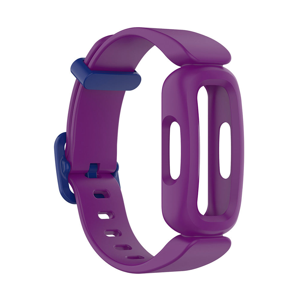 2Pcs For Fitbit Ace 3 Replacement Wristband Kids Silicone Watch Straps Purple
