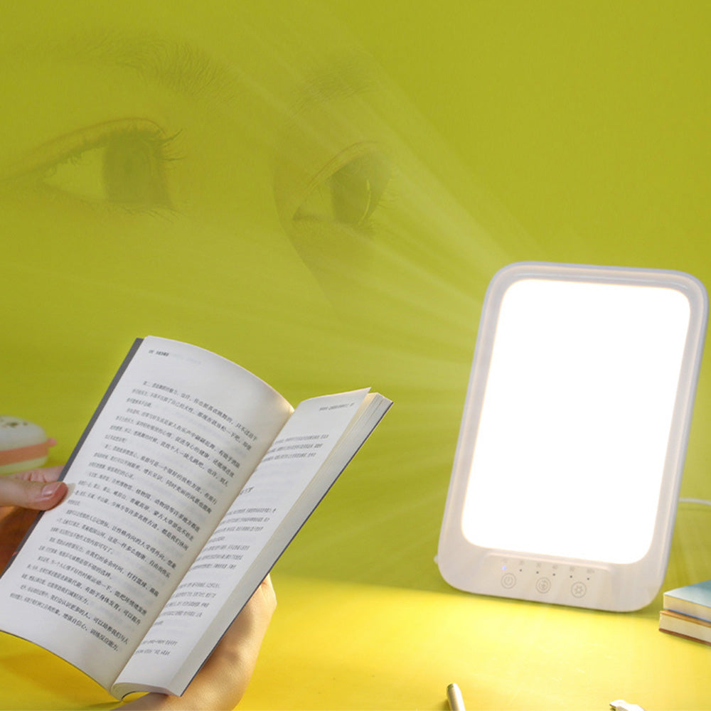 3-Color UV-free LED Bright Lamp Touch Control Brightness SAD Light with Timer