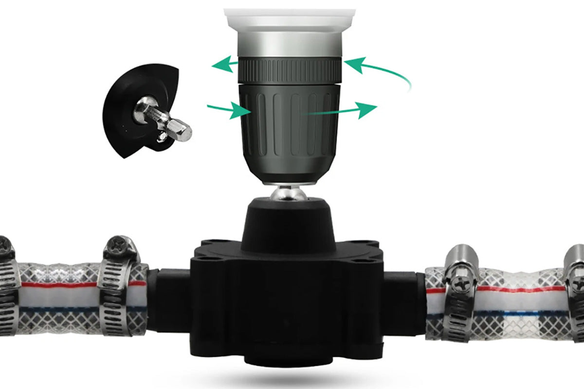 Hand Electric Drill Drive Self Priming Pump Water Oil Transfer Small Pumps for Home