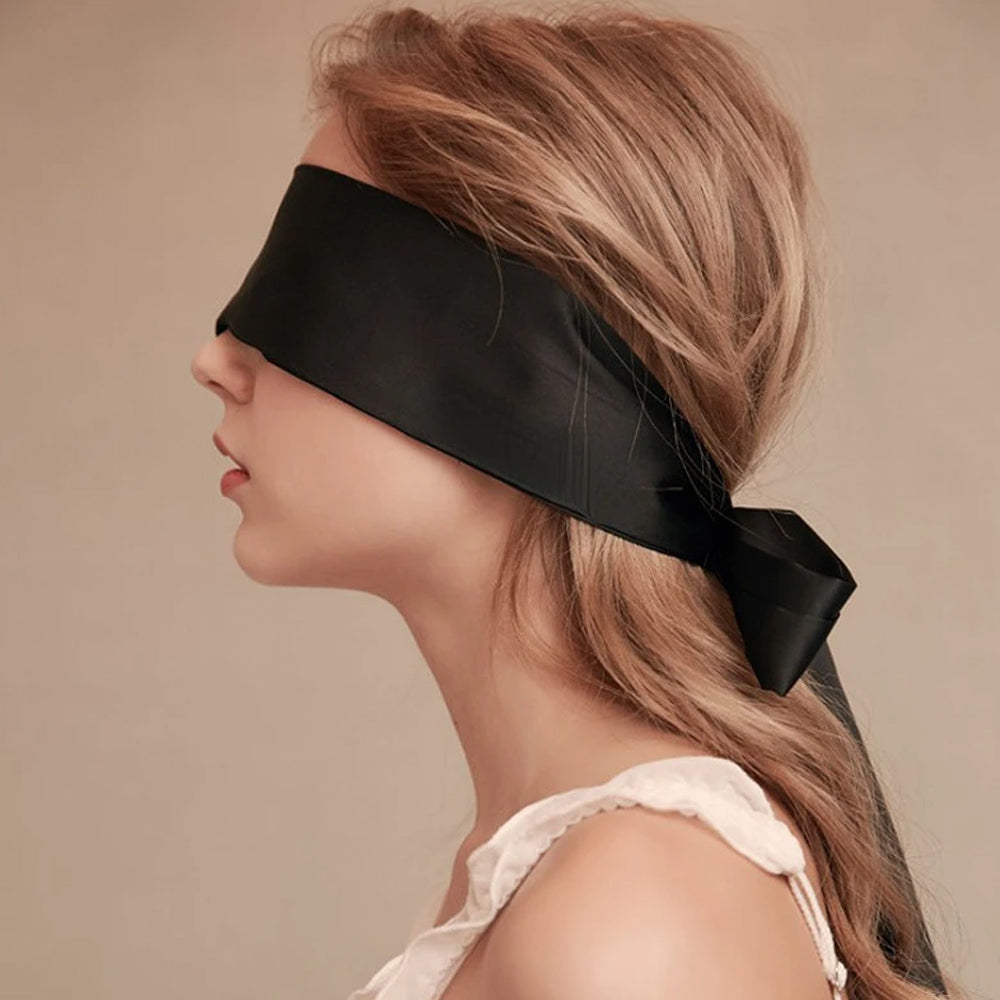 Mulberry Silk Eye Mask Sleeping Ties Eye Cover Blockout Eye Mask