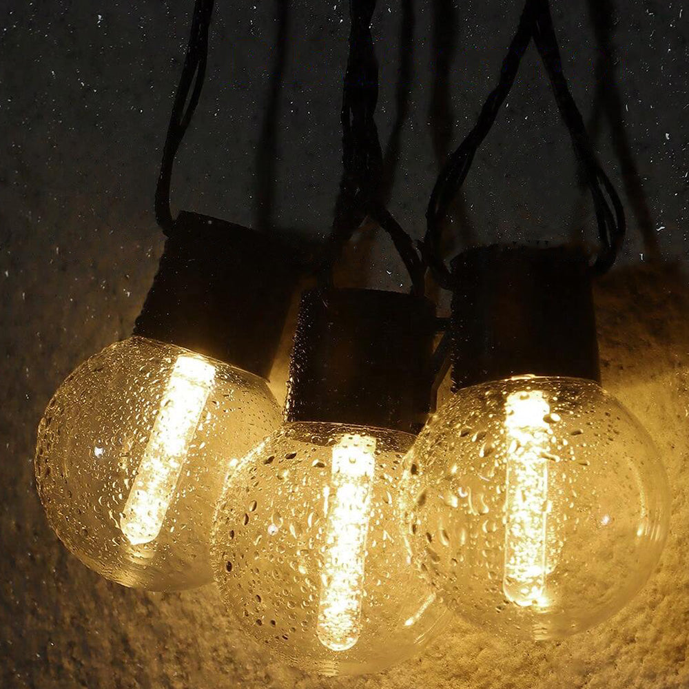Solar LED String Lights with 20 Bulbs Weather Resistance  for Outdoor Decorative
